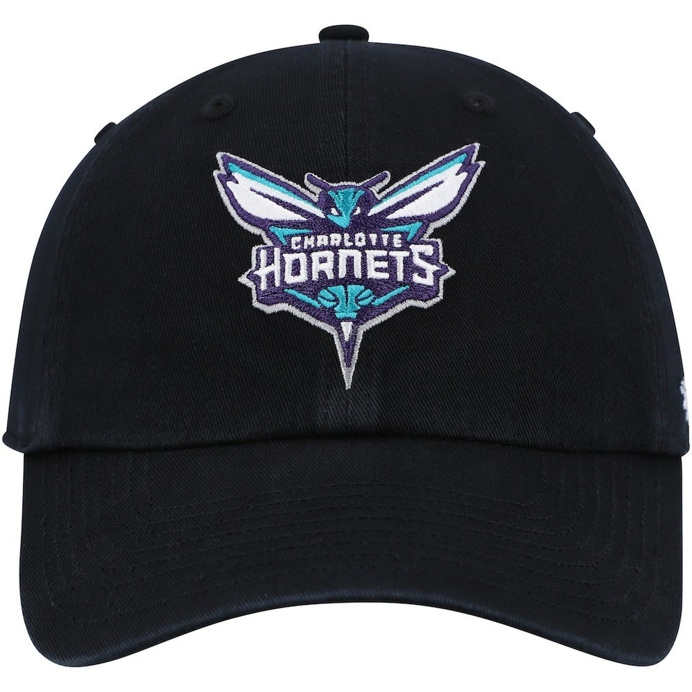 Charlotte Hornets '47 Core Logo Clean Up Adjustable Hat Black - NBA