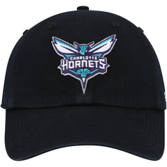Charlotte Hornets '47 Core Logo Clean Up Adjustable Hat Black - NBA