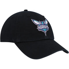 Charlotte Hornets '47 Core Logo Clean Up Adjustable Hat Black - NBA