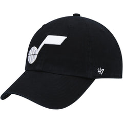 Utah Jazz '47 Core Logo Clean Up Adjustable Hat Black - NBA