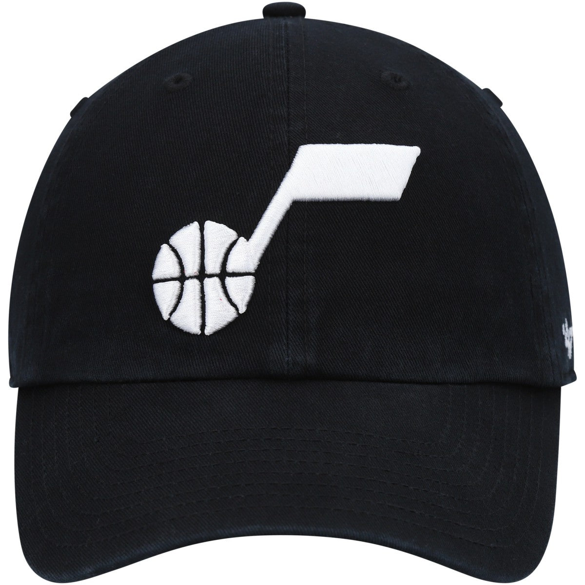 Utah Jazz '47 Core Logo Clean Up Adjustable Hat Black - NBA