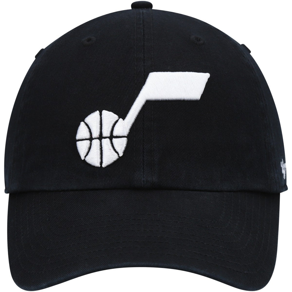 Utah Jazz '47 Core Logo Clean Up Adjustable Hat Black - NBA
