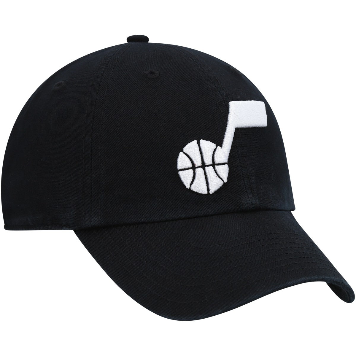 Utah Jazz '47 Core Logo Clean Up Adjustable Hat Black - NBA
