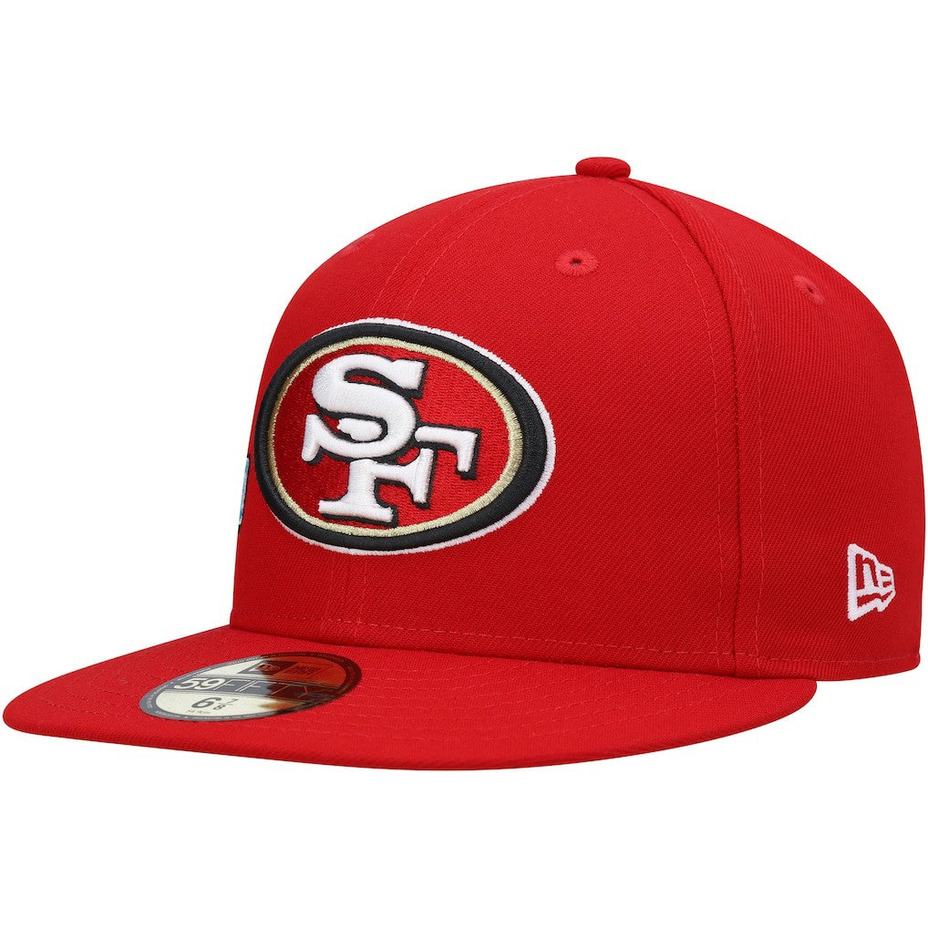 San Francisco 49ers New Era Stateview 59FIFTY Fitted Hat Scarlet | NFL