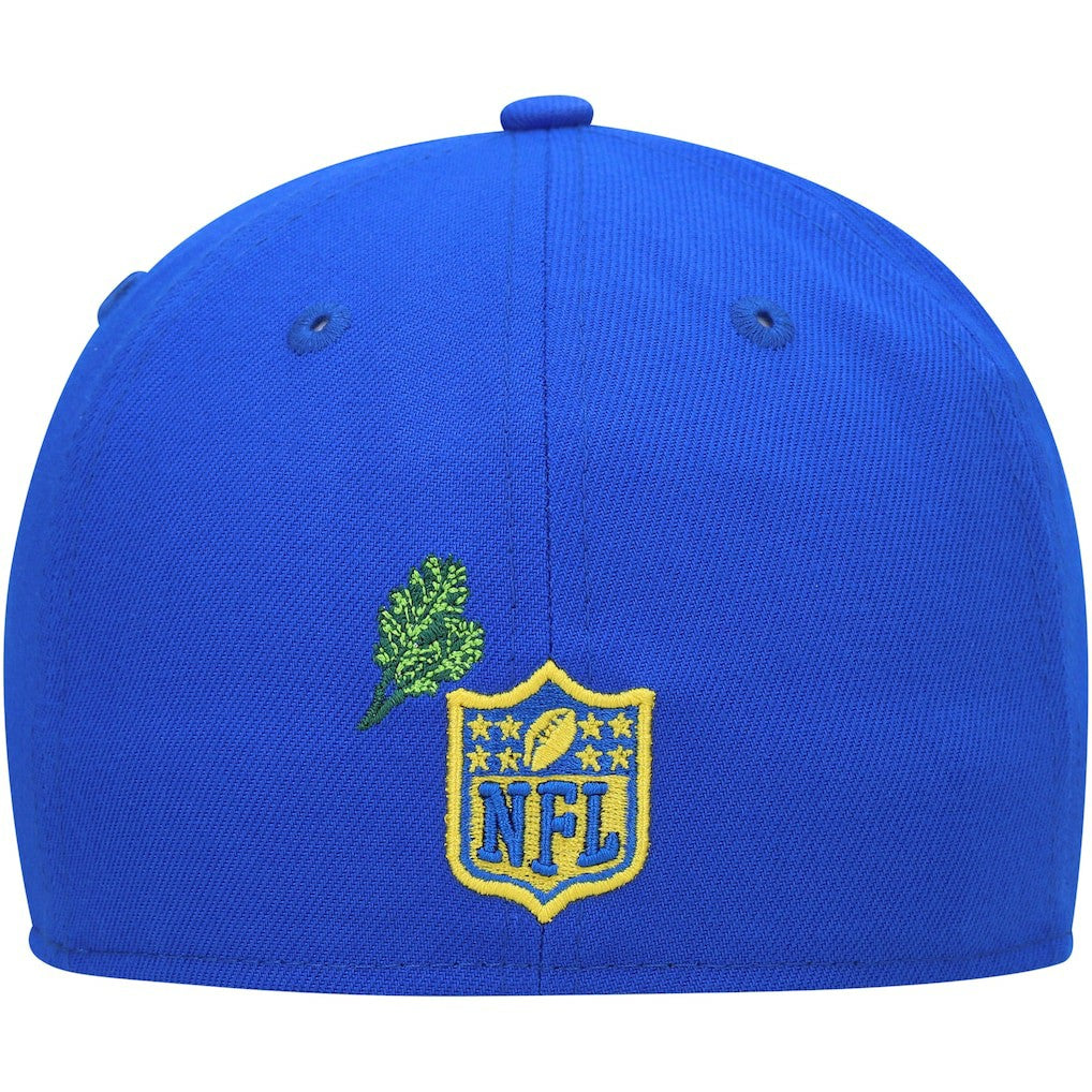 Los Angeles Rams New Era Stateview 59FIFTY Fitted Hat Royal | NFL