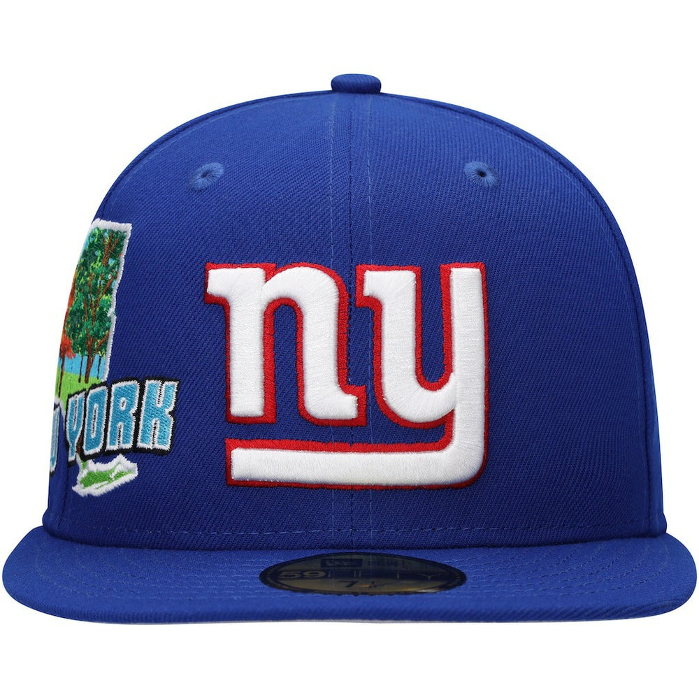 New York Giants New Era Stateview 59FIFTY Fitted Hat Royal | NFL