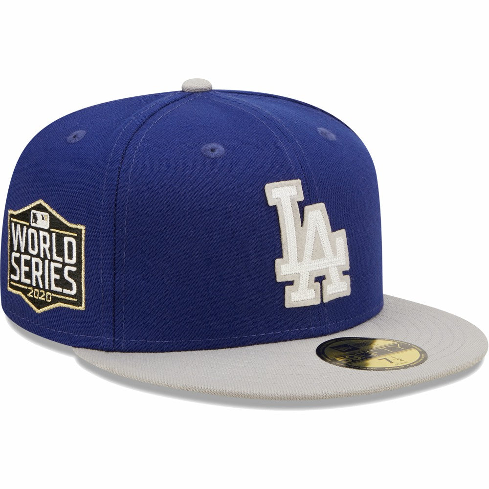 Los Angeles Dodgers New Era 2020 World Series Champions  Letterman 59FIFTY Fitted Hat - MLB