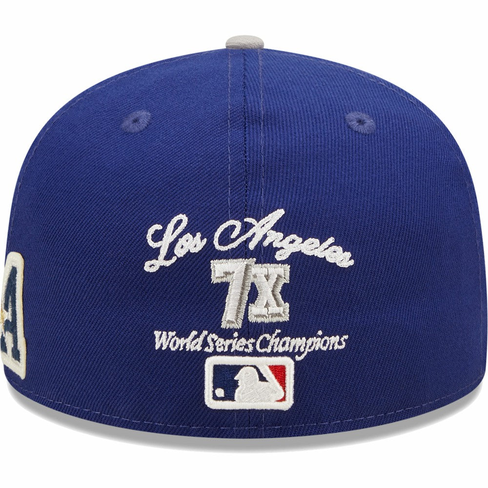 Los Angeles Dodgers New Era 2020 World Series Champions  Letterman 59FIFTY Fitted Hat - MLB