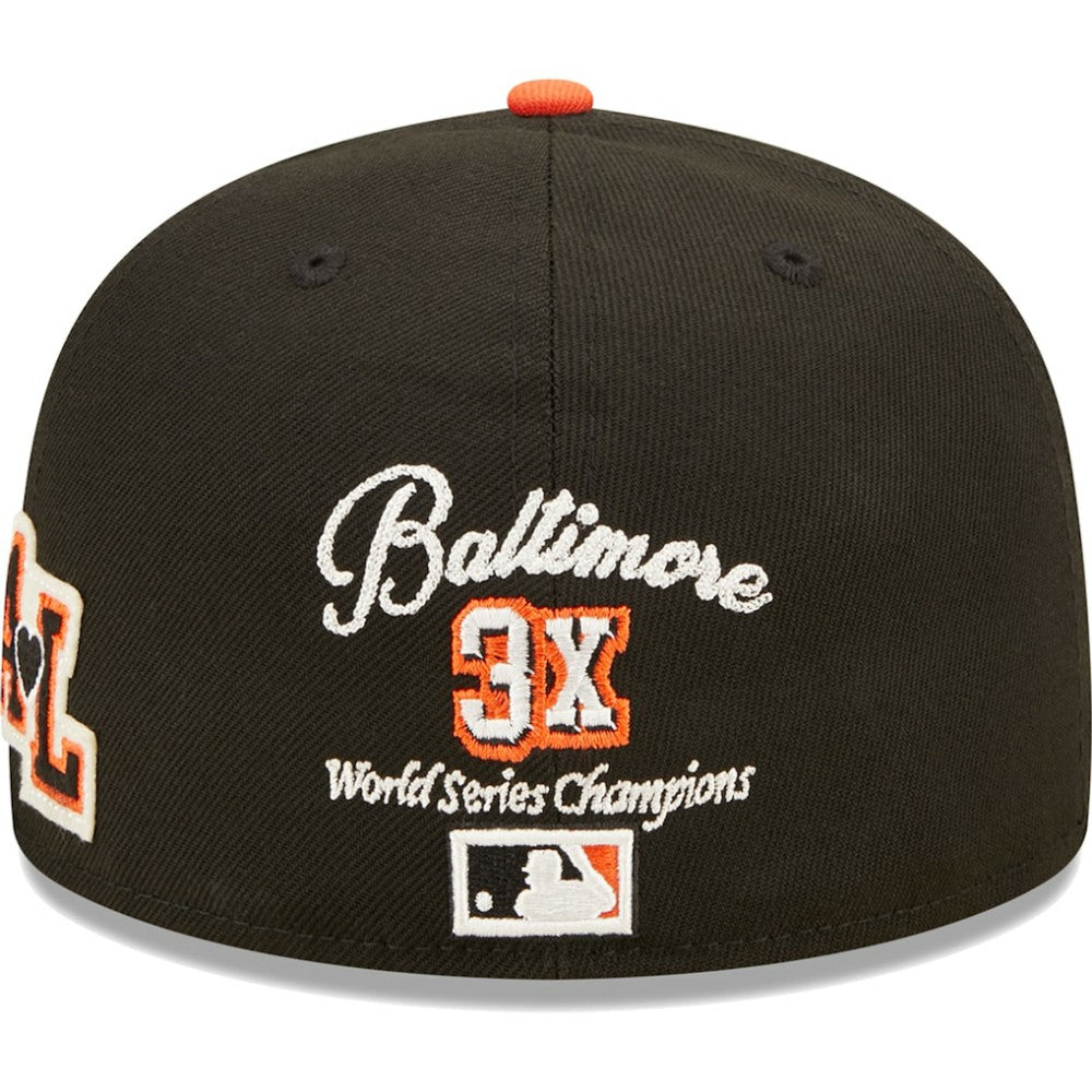 Baltimore Orioles New Era 1983 World Series Champions  Letterman 59FIFTY Fitted Hat - MLB