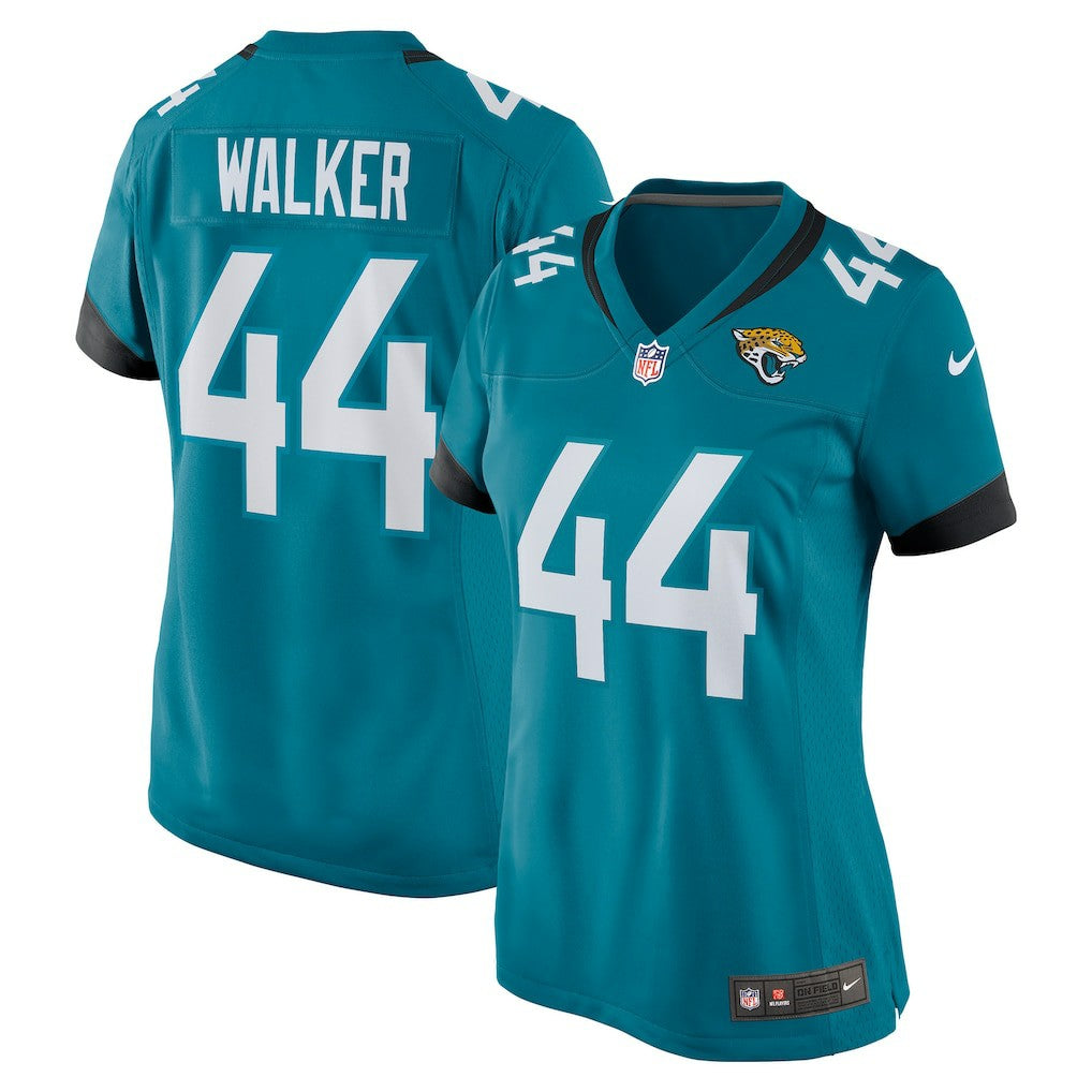 Travon Walker Jacksonville Jaguars Women's Player Jersey Teal | Nike for Sale