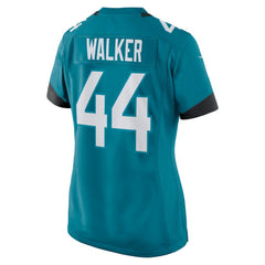Travon Walker Jacksonville Jaguars Women's Player Jersey Teal | Nike for Sale