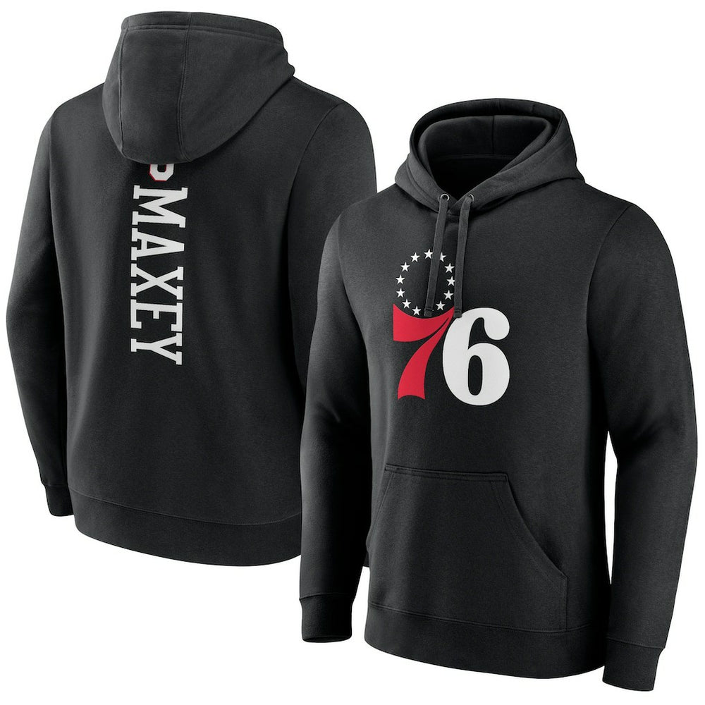 Tyrese Maxey Philadelphia 76ers Playmaker Pullover Hoodie Black - NBA