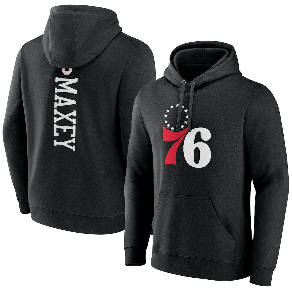 Tyrese Maxey Philadelphia 76ers Playmaker Pullover Hoodie Black - NBA