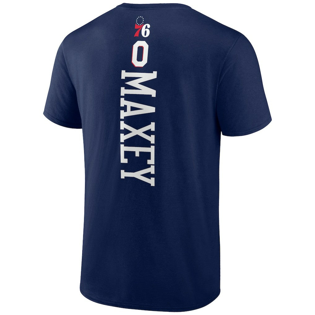 Tyrese Maxey Philadelphia 76ers Playmaker T-Shirt Navy - NBA