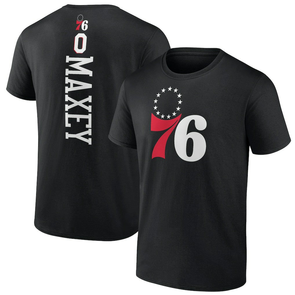 Tyrese Maxey Philadelphia 76ers Playmaker T-Shirt Black - NBA