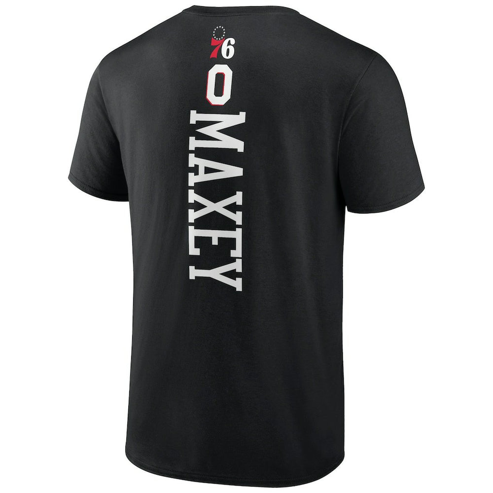 Tyrese Maxey Philadelphia 76ers Playmaker T-Shirt Black - NBA