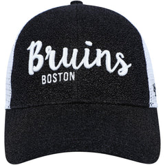 Boston Bruins '47 Women's Encore MVP Trucker Snapback Hat - Black/White - NHL