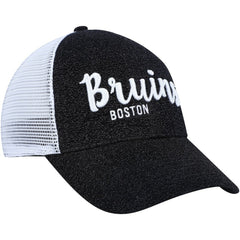 Boston Bruins '47 Women's Encore MVP Trucker Snapback Hat - Black/White - NHL