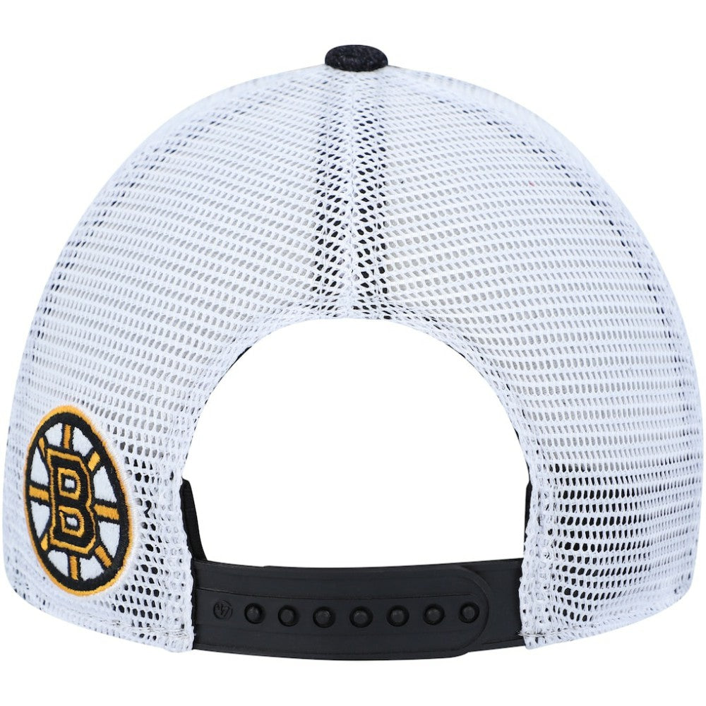 Boston Bruins '47 Women's Encore MVP Trucker Snapback Hat - Black/White - NHL