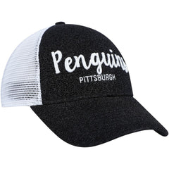 Pittsburgh Penguins '47 Women's Encore MVP Trucker Snapback Hat - Black/White - NHL