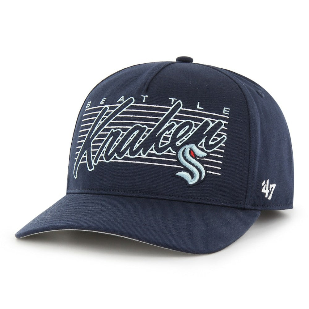 Seattle Kraken '47 Marquee Hitch Snapback Hat - Deep Sea Blue - NHL