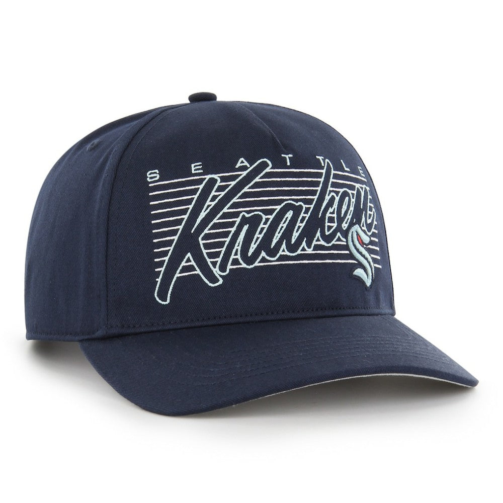 Seattle Kraken '47 Marquee Hitch Snapback Hat - Deep Sea Blue - NHL
