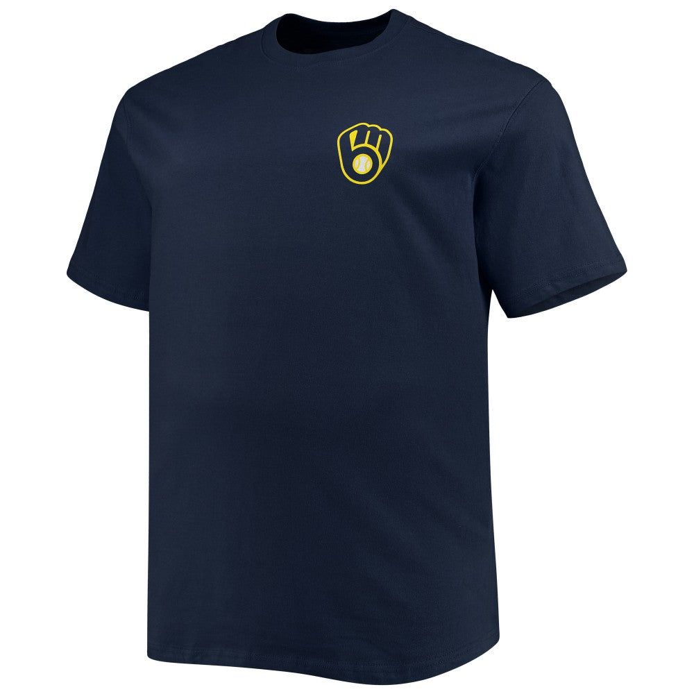 Milwaukee Brewers Big & Tall Father's Day #1 Dad T-Shirt - MLB