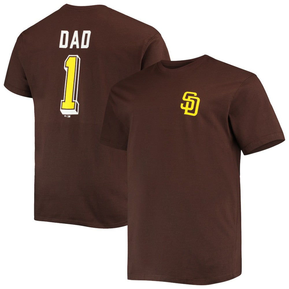 San Diego Padres Big & Tall Father's Day #1 Dad T-Shirt - MLB