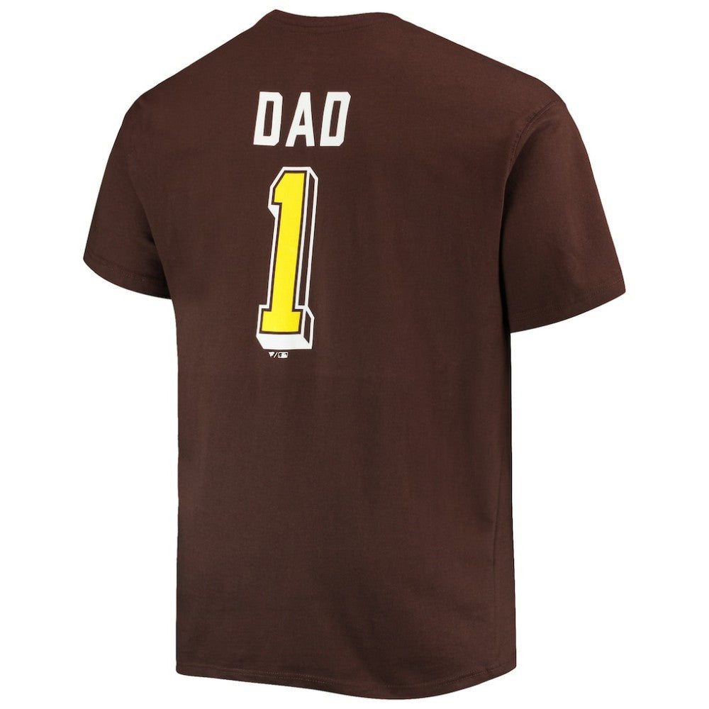 San Diego Padres Big & Tall Father's Day #1 Dad T-Shirt - MLB