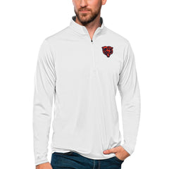 Chicago Bears Antigua Tribute Quarter-Zip Lightweight Pullover Top White | NFL