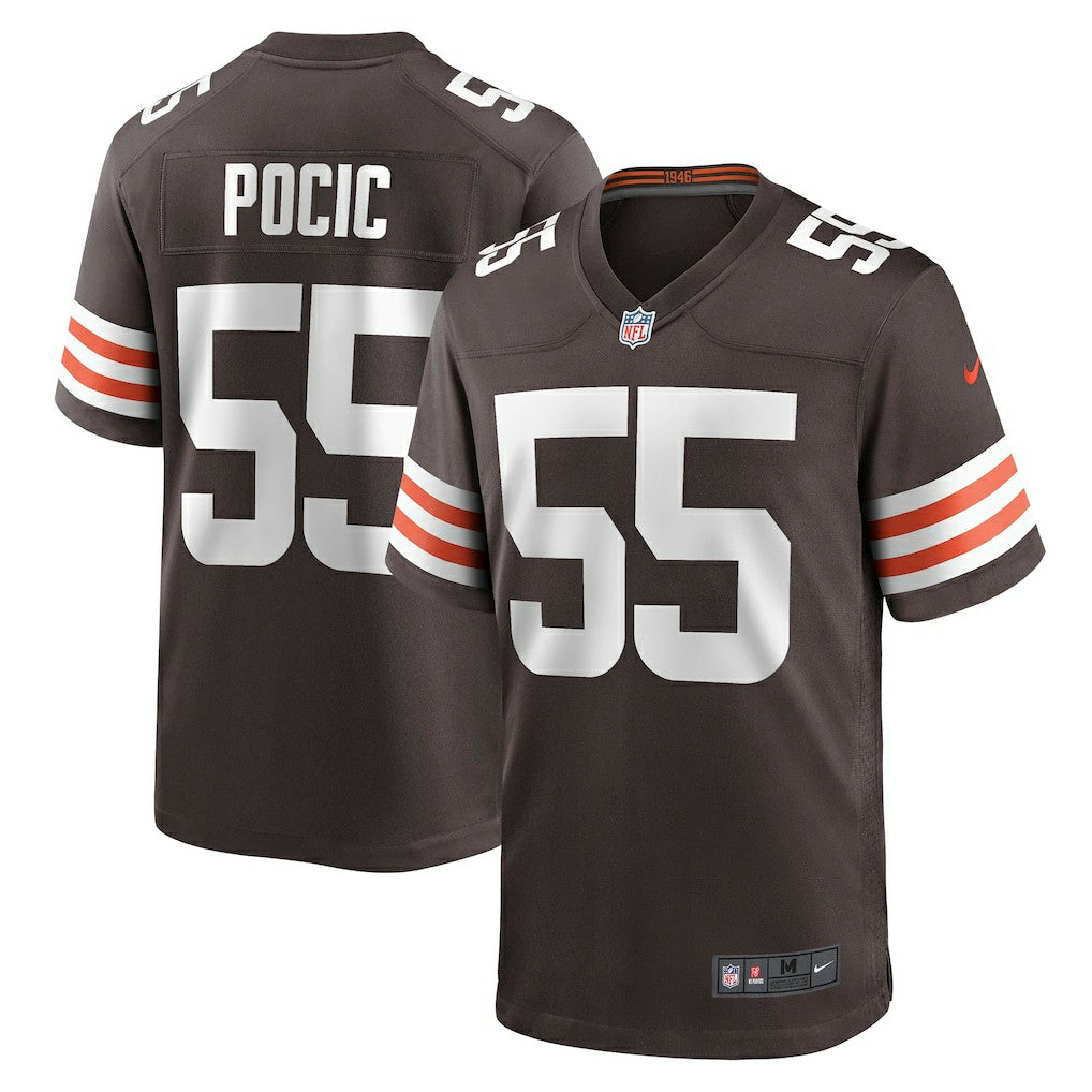Ethan Pocic Cleveland Browns Game Jersey Brown | Nike for Sale