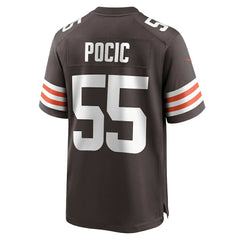Ethan Pocic Cleveland Browns Game Jersey Brown | Nike for Sale