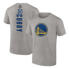 Stephen Curry Golden State Warriors Playmaker Name & Number T-Shirt Heathered Gray - NBA