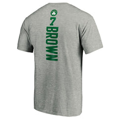 Jaylen Brown Boston Celtics Playmaker Name & Number T-Shirt Heathered Gray - NBA