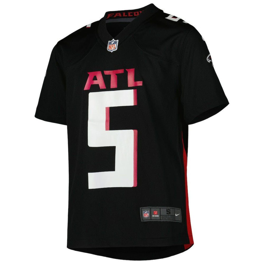 Drake London Atlanta Falcons Youth Game Jersey Black | Nike for Sale