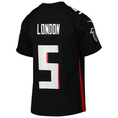 Drake London Atlanta Falcons Youth Game Jersey Black | Nike for Sale