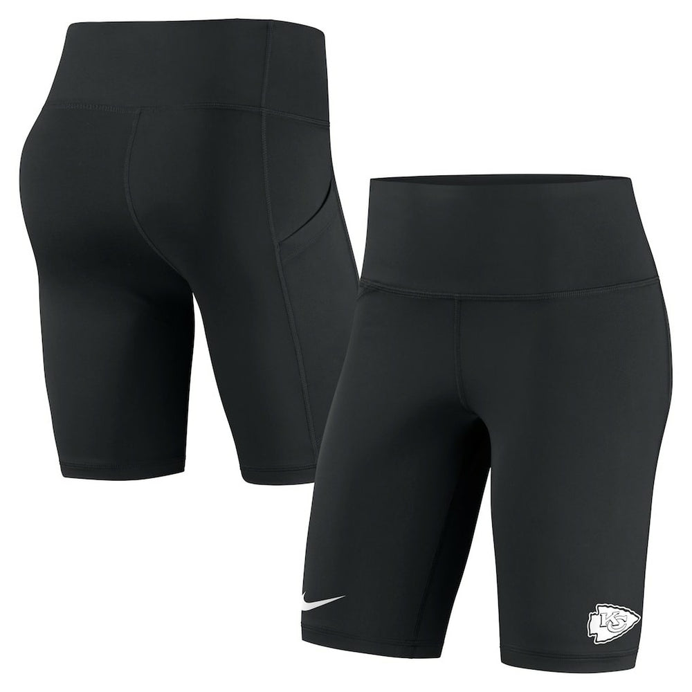 Kansas City Chiefs Women's Biker Shorts Black | Nike for Sale