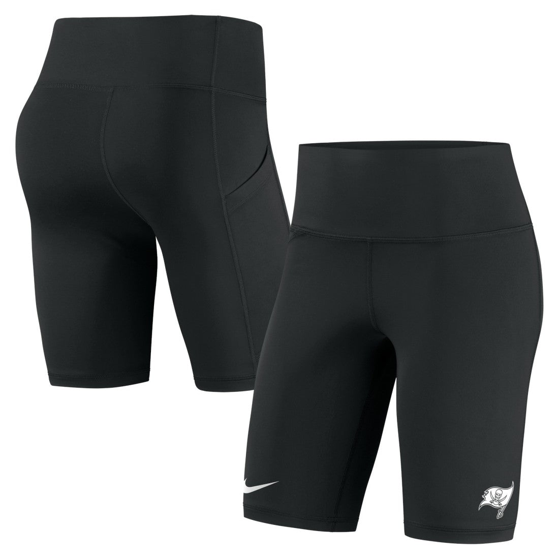 Tampa Bay Buccaneers Women's Biker Shorts Black | Nike for Sale