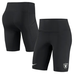 Las Vegas Raiders Women's Biker Shorts Black | Nike for Sale