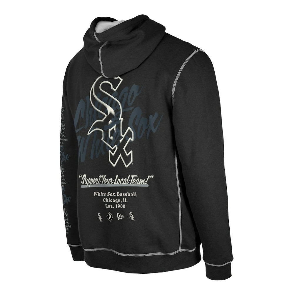 Chicago White Sox New Era Team Split Pullover Hoodie - MLB