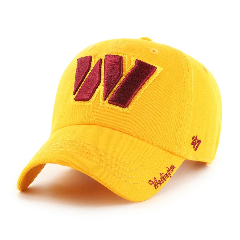 Washington Commanders '47 Women's Miata Clean Up Secondary Logo Adjustable Hat Gold | 47 brand