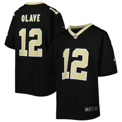 Chris Olave New Orleans Saints Youth Game Jersey Black | Nike for Sale