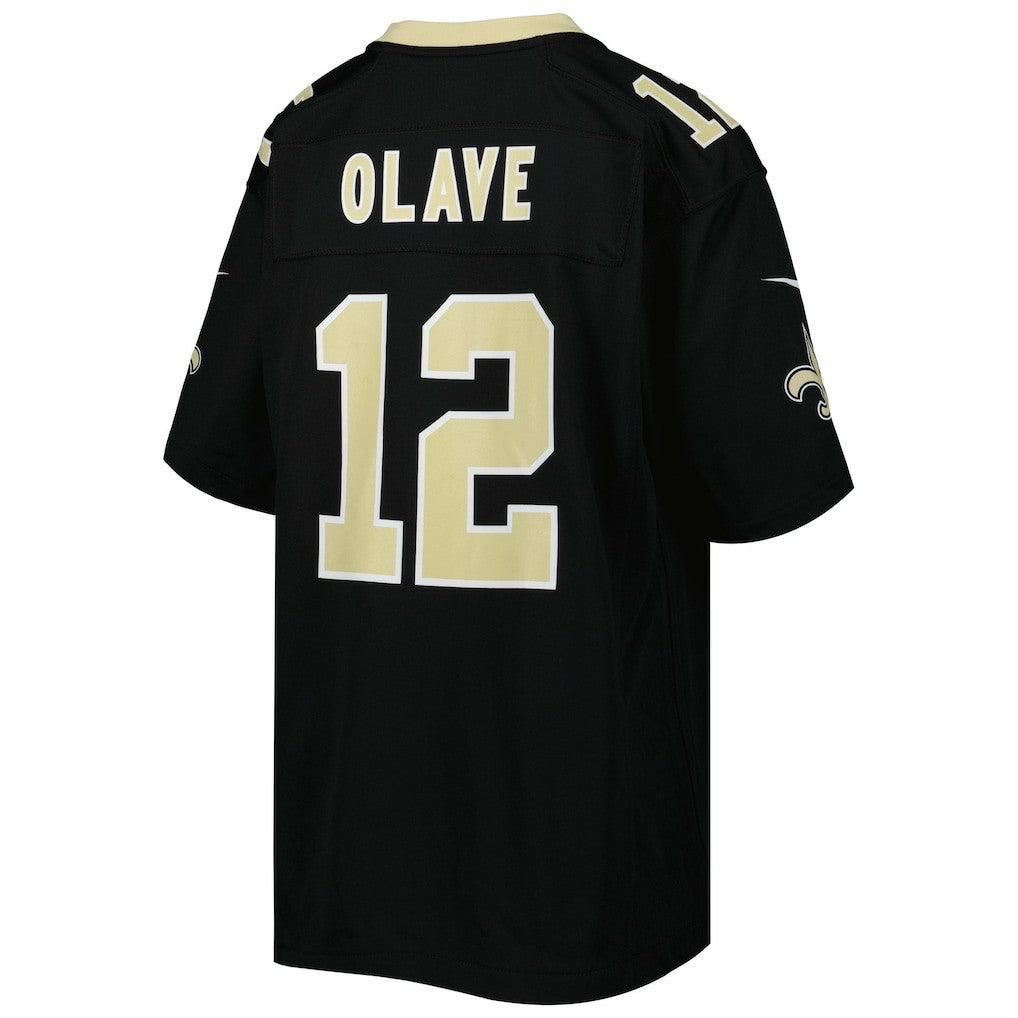 Chris Olave New Orleans Saints Youth Game Jersey Black | Nike for Sale