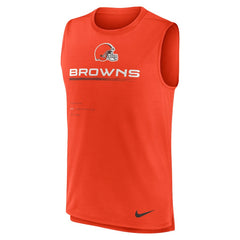 Cleveland Browns Muscle Trainer Tank Top Orange | Nike for Sale