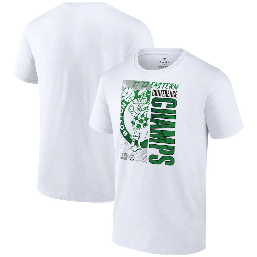 Boston Celtics 2022 Eastern Conference Champions Locker Room T-Shirt White - NBA