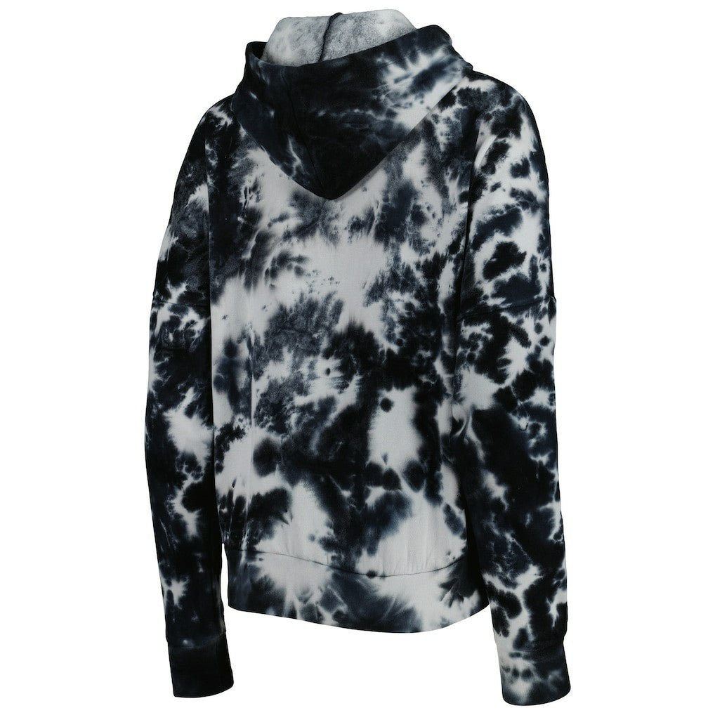 Atlanta Falcons New Era Women's Cloud Dye Fleece Pullover Hoodie Black | NFL