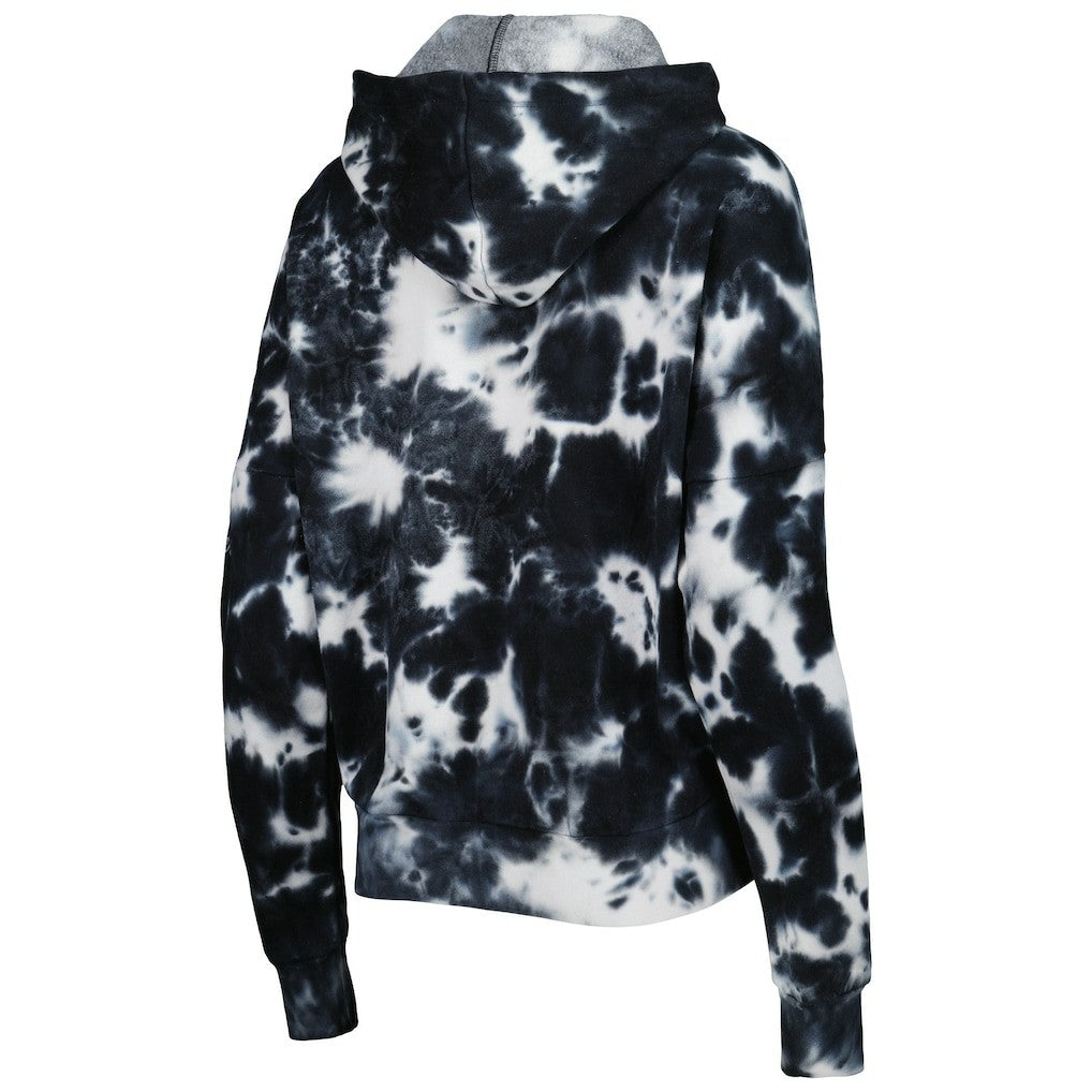 Las Vegas Raiders New Era Women's Cloud Dye Fleece Pullover Hoodie Black | NFL