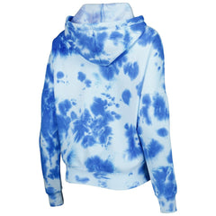 Los Angeles Chargers New Era Women's Cloud Dye Fleece Pullover Hoodie Powder Blue | NFL