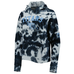 Tennessee Titans New Era Women's Cloud Dye Fleece Pullover Hoodie Navy | NFL