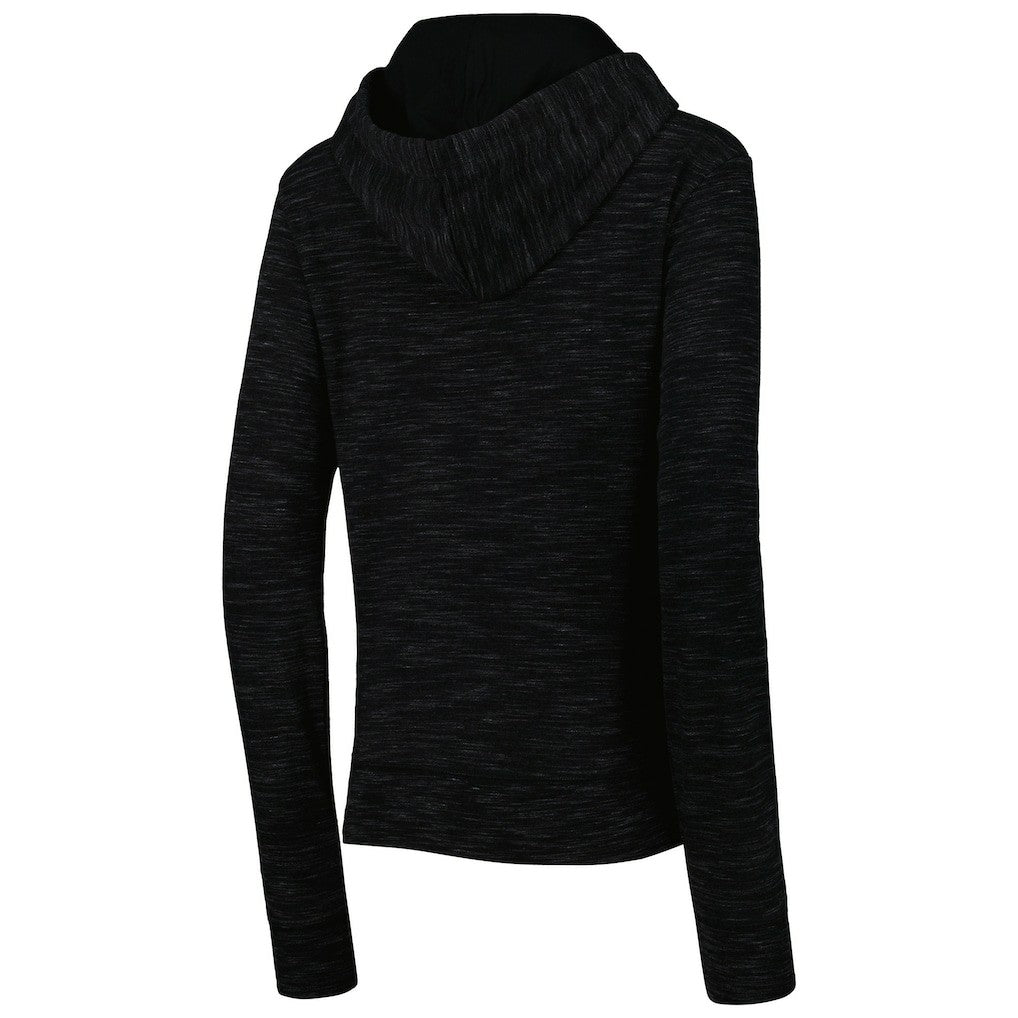 New Orleans Saints New Era Women's Reverse Space-Dye Full-Zip Hoodie Black | NFL
